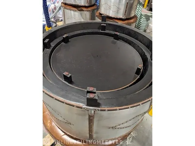 3x industriële 3-delige ottoman - afbeelding 3 van  5