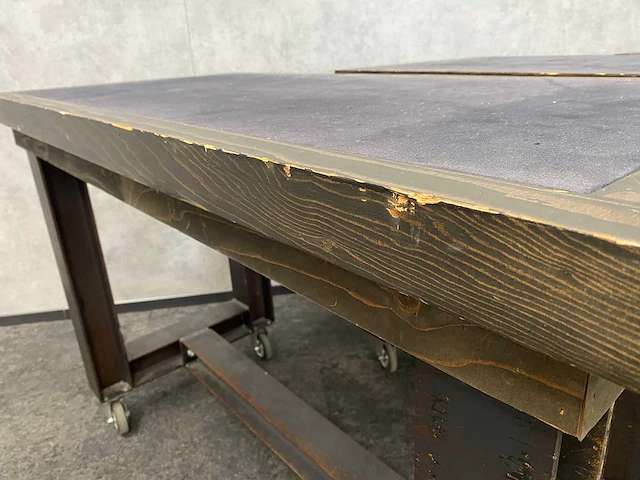 3x industriële verrijdbare bartafel 140x70 - afbeelding 3 van  14