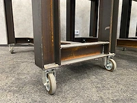 3x industriële verrijdbare bartafel 140x70 - afbeelding 9 van  14