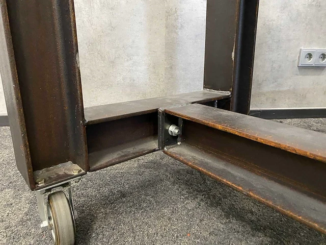 3x industriële verrijdbare bartafel 140x70 - afbeelding 12 van  14