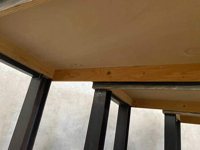 3x industriële verrijdbare bartafel 140x70 - afbeelding 13 van  14