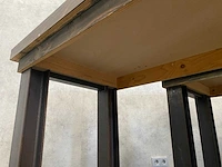 3x industriële verrijdbare bartafel 140x70 - afbeelding 14 van  14