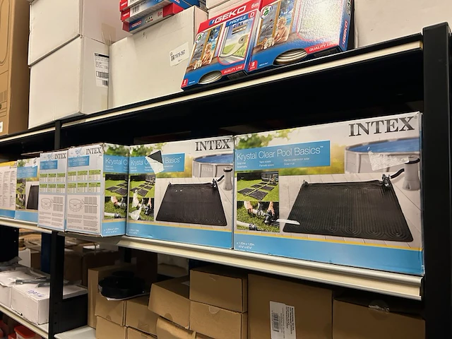 3x inhoud stellingvak intex zwembad accessoires - afbeelding 2 van  8