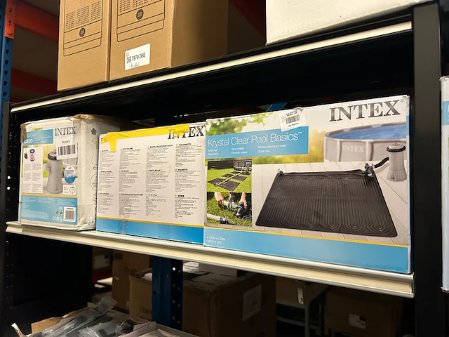 3x inhoud stellingvak intex zwembad accessoires - afbeelding 3 van  8