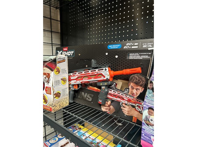 3x inhoud stellingvak met a-merk speelgoed w.o. vtech, ycoo, zuru x-shot, play-doh - afbeelding 7 van  10