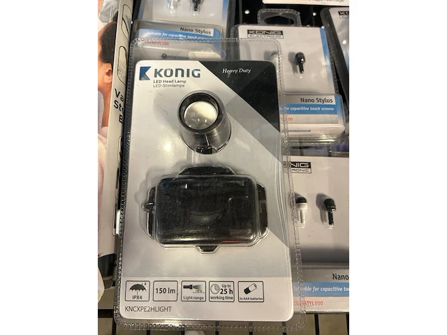 3x inhoud stellingvak w.o. bouwmarktartikelen w.o. konig, black&decker - afbeelding 5 van  13