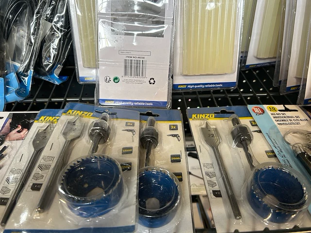 3x inhoud stellingvak w.o. bouwmarktartikelen w.o. konig, black&decker - afbeelding 10 van  13