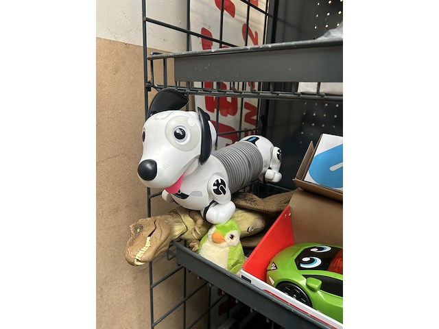 3x inhoud stellingvak w.o. juicemaker, vacuumcleaner, divers speelgoed w.o. keenray, perobuno - afbeelding 6 van  9