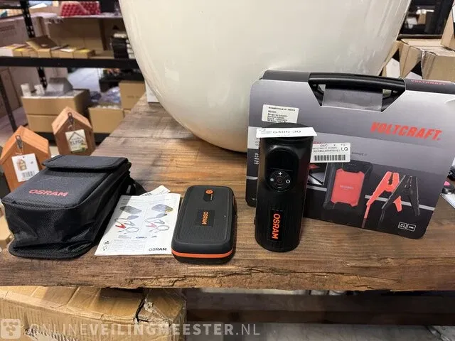 3x jumpstarter voltcraft, osram - afbeelding 1 van  3