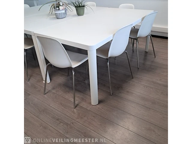 3x kantinetafel met 10x stoel - afbeelding 6 van  7