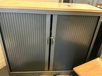 3x kantoorkast (1x 1200x460x1070, 1x 1200x450x1065, 1x 430x780x640mm)4x stoel - afbeelding 8 van  9