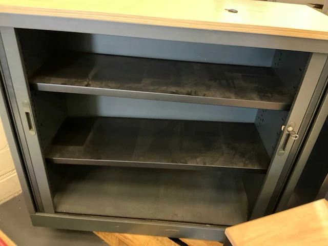 3x kantoorkast (1x 1200x460x1070, 1x 1200x450x1065, 1x 430x780x640mm)4x stoel - afbeelding 9 van  9