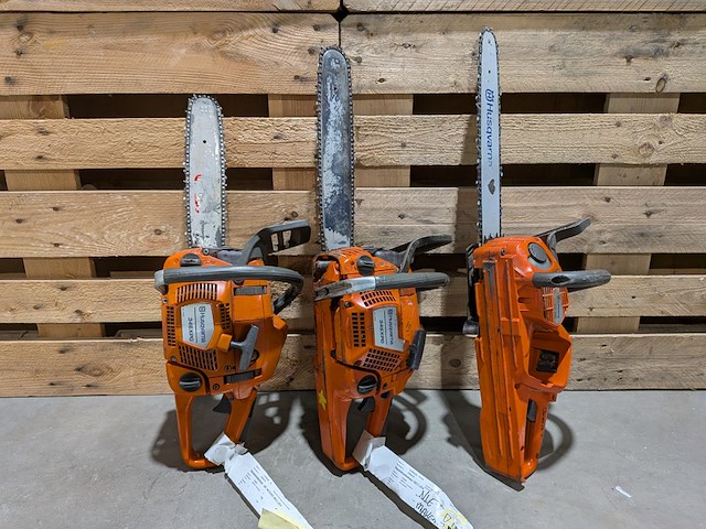 3x kettingzaag, husqvarna - afbeelding 8 van  15