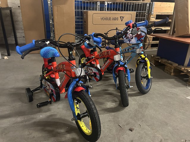 3x kinderfiets - afbeelding 1 van  9