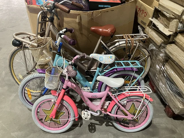 3x kinderfietsen - afbeelding 1 van  6