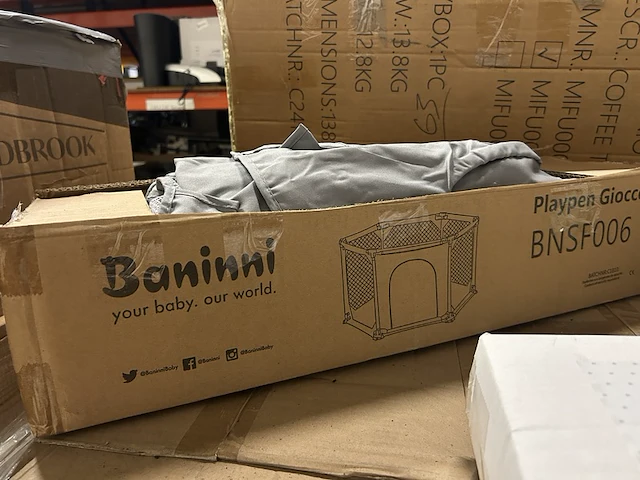 3x kindermeubelen w.o. box, stoeltje atmosphera, baninni - afbeelding 2 van  6