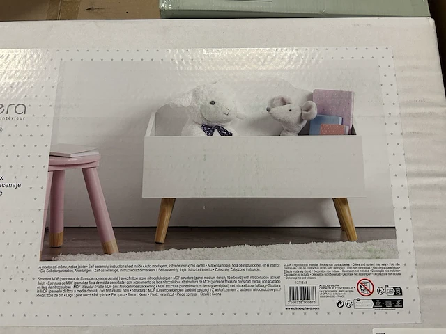 3x kindermeubelen w.o. box, stoeltje atmosphera, baninni - afbeelding 3 van  6