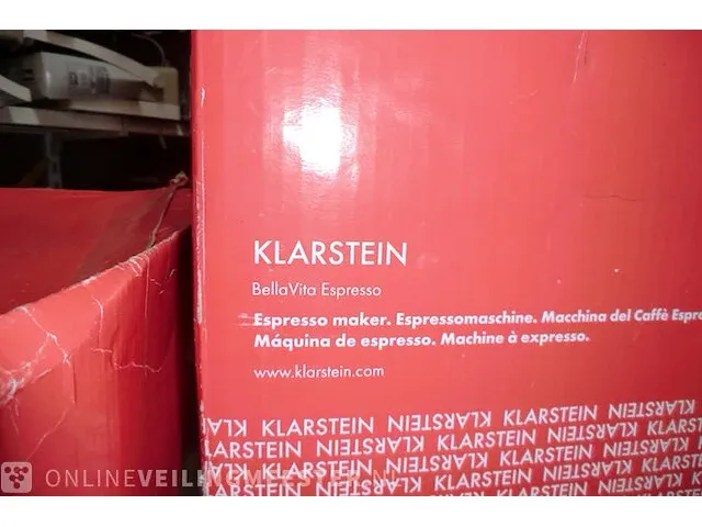 3x koffie zet apparaat klarstein, 2x bella vita espresso - 1x aromatic ii - afbeelding 3 van  7