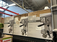 3x koffiezetapparaat, piston machine lunasea