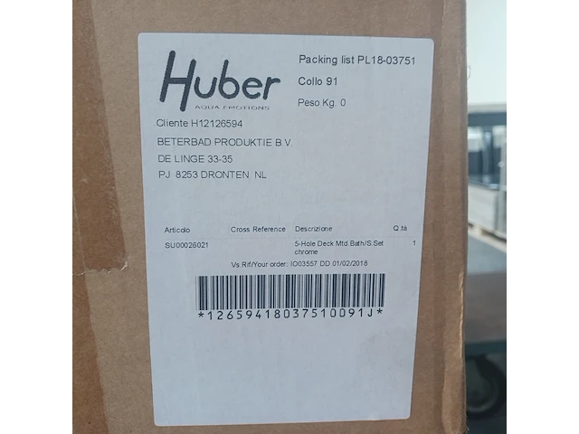 3x kranenset, huber, suite, chroom - afbeelding 4 van  9