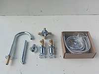 3x kranenset, huber, suite, chroom - afbeelding 7 van  9