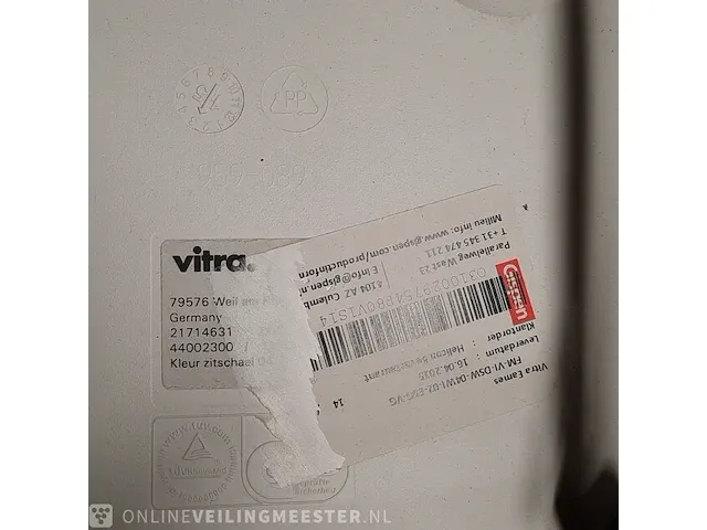3x kuipstoel vitra, eames - afbeelding 8 van  9