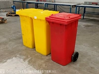 3x kunststof afvalbak - kliko - afbeelding 1 van  4