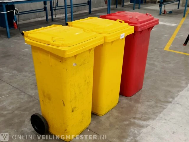 3x kunststof afvalbak - kliko - afbeelding 3 van  4