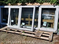 3x kunststof kozijn antracietgrijs 7016