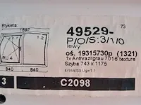 3x kunststof kozijn antracietgrijs 7016 - afbeelding 7 van  7