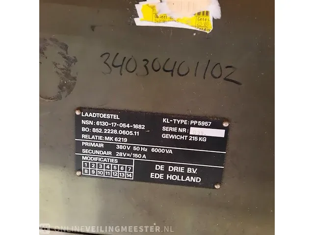 3x laadtoestel de drie, pp5957 - afbeelding 13 van  13