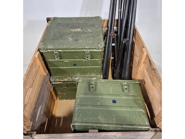 3x lamp in transportkist en 3x statief - afbeelding 2 van  9