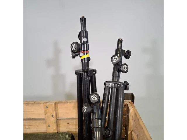 3x lamp in transportkist en 3x statief - afbeelding 3 van  10