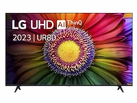 3x lg - 70ur80006lj led tv ultra hd 4k hdr 50hz zwart - televisie - afbeelding 1 van  9