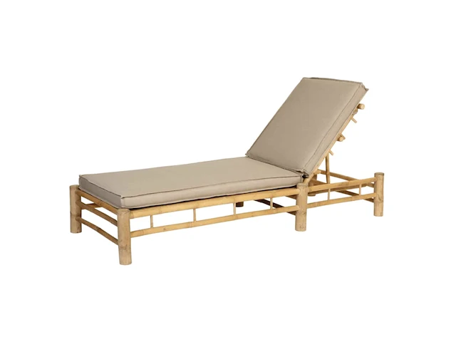 3x liggbedden bamboo exotan, bruin - afbeelding 1 van  7