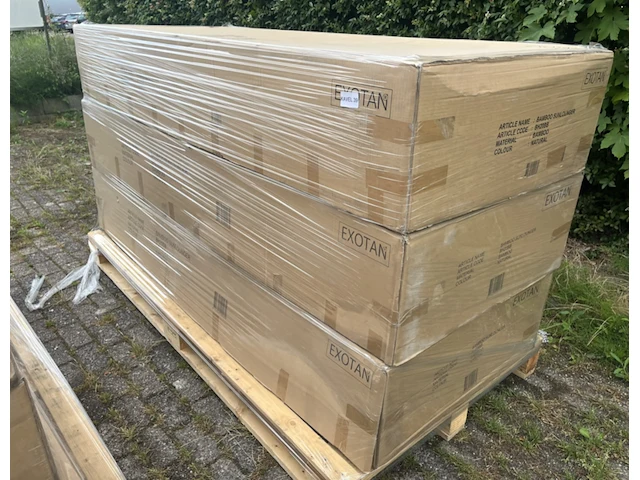 3x liggbedden bamboo exotan, bruin - afbeelding 4 van  7