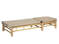 3x liggbedden bamboo exotan, bruin - afbeelding 5 van  7