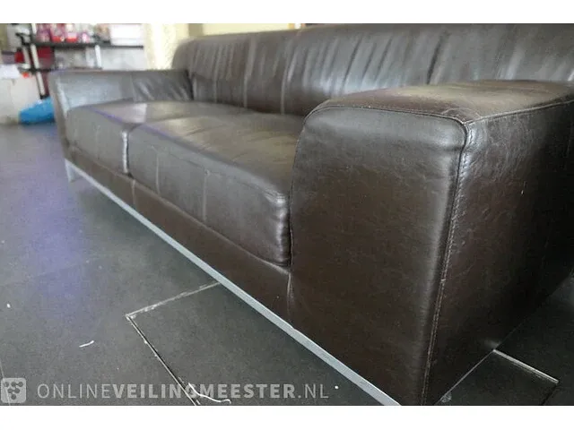 3x loungebank lederlook - afbeelding 3 van  12