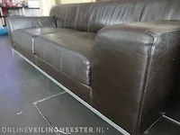 3x loungebank lederlook - afbeelding 3 van  12