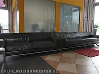 3x loungebank lederlook
