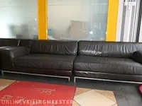 3x loungebank lederlook - afbeelding 6 van  12