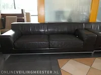 3x loungebank lederlook - afbeelding 8 van  12