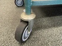 3x magazijnwagen overtoom, groen - afbeelding 3 van  5
