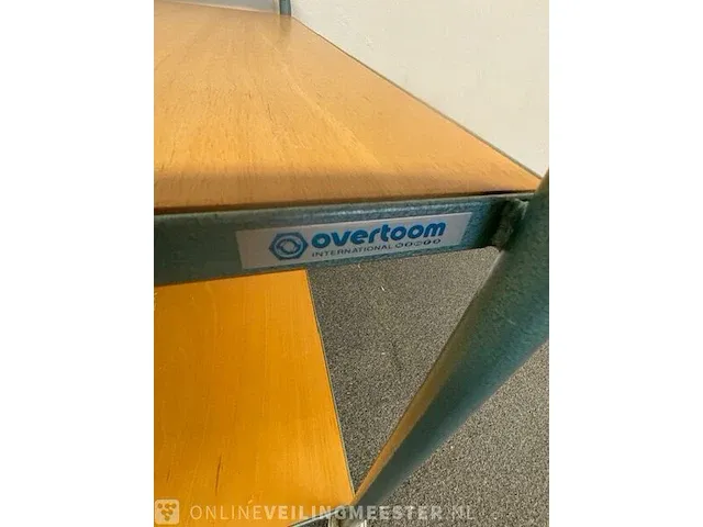 3x magazijnwagen overtoom, groen - afbeelding 4 van  5
