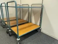 3x magazijnwagen overtoom, groen - afbeelding 3 van  6