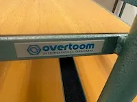 3x magazijnwagen overtoom, groen - afbeelding 4 van  6