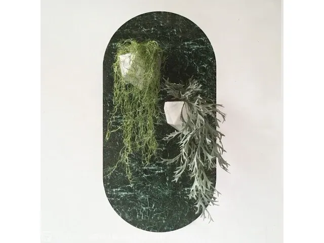 3x magneet sticker groovy magnets, marble green - afbeelding 1 van  3