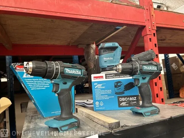 3x makita bouwgereedschap - afbeelding 2 van  5