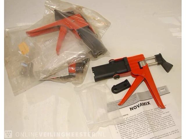 3x mengpistolen voor 50ml novamix 2k pu snellijm - afbeelding 1 van  3