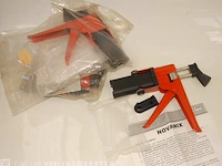 3x mengpistolen voor 50ml novamix 2k pu snellijm - afbeelding 1 van  3